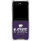 Kansas State University K-State Wildcats Gradient Galaxy Z Flip5 5G Clear Case