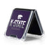 Kansas State University K-State Wildcats Gradient Galaxy Z Flip5 5G Clear Case