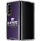 Kansas State University K-State Wildcats Gradient Galaxy Z Fold4 5G Clear Case