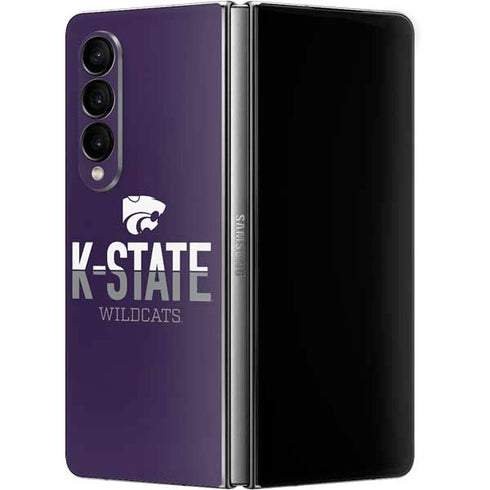 Kansas State University K-State Wildcats Gradient Galaxy Z Fold4 5G Skin