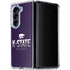 Kansas State University K-State Wildcats Gradient Galaxy Z Fold5 5G Clear Case