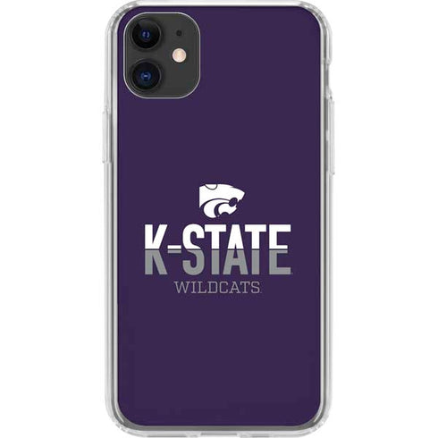 Kansas State University K-State Wildcats Gradient iPhone 11 Clear Case