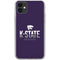 Kansas State University K-State Wildcats Gradient iPhone 11 Clear Case