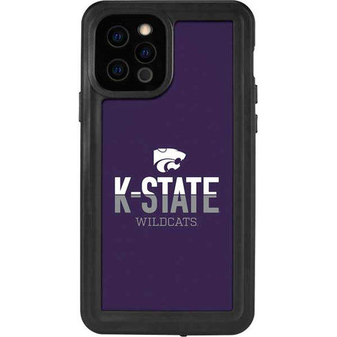 Kansas State University K-State Wildcats Gradient iPhone 12 Pro Waterproof Case