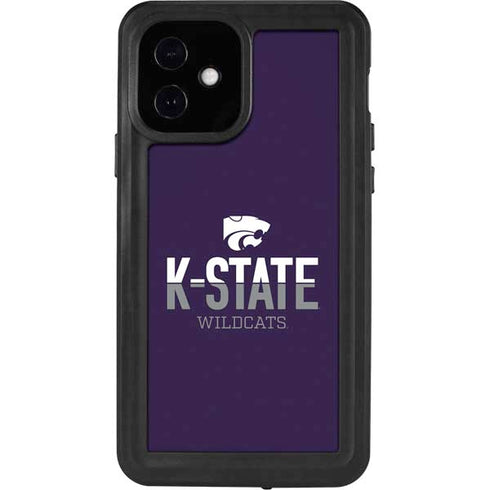 Kansas State University K-State Wildcats Gradient iPhone 12 Waterproof Case