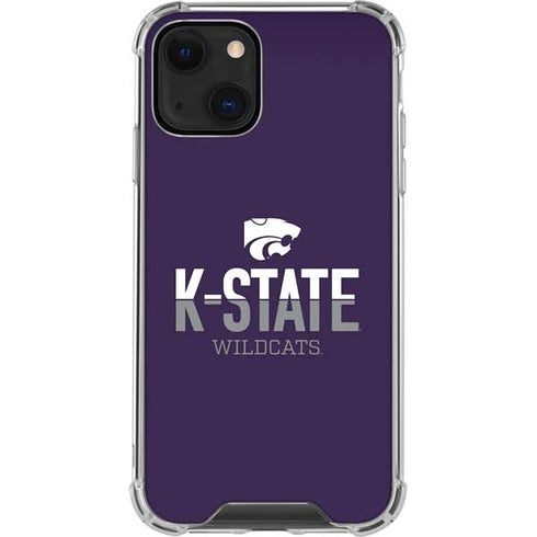 Kansas State University K-State Wildcats Gradient iPhone 13 Clear Case
