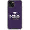 Kansas State University K-State Wildcats Gradient iPhone 13 Clear Case