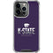 Kansas State University K-State Wildcats Gradient iPhone 13 Pro Clear Case