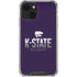 Kansas State University K-State Wildcats Gradient iPhone 14 Plus Clear Case