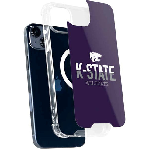 Kansas State University K-State Wildcats Gradient iPhone 15 Plus MagSafe Case