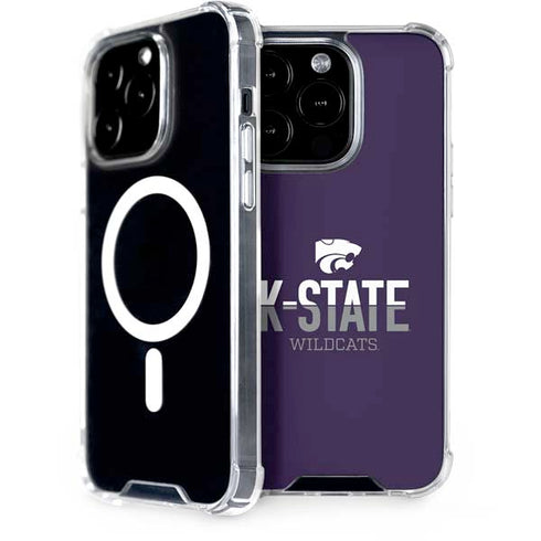 Kansas State University K-State Wildcats Gradient iPhone 15 Pro MagSafe Case