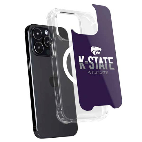Kansas State University K-State Wildcats Gradient iPhone 15 Pro MagSafe Case