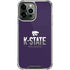 Kansas State University K-State Wildcats Gradient iPhone 14 Pro Max Clear Case