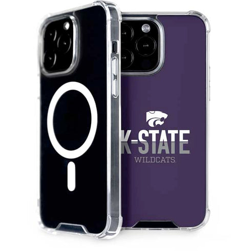 Kansas State University K-State Wildcats Gradient iPhone 15 Pro Max MagSafe Case