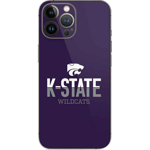 Kansas State University K-State Wildcats Gradient iPhone 14 Pro Max Skin