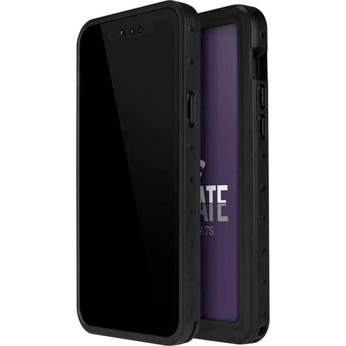 Kansas State University K-State Wildcats Gradient iPhone 14 Pro Max Waterproof Case