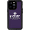 Kansas State University K-State Wildcats Gradient iPhone 14 Pro Waterproof Case