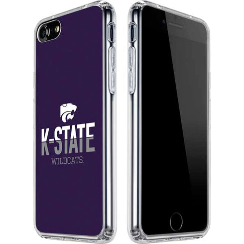 Kansas State University K-State Wildcats Gradient iPhone SE (2nd & 3rd Gen) Clear Case