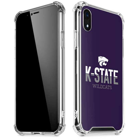 Kansas State University K-State Wildcats Gradient iPhone XR Clear Case
