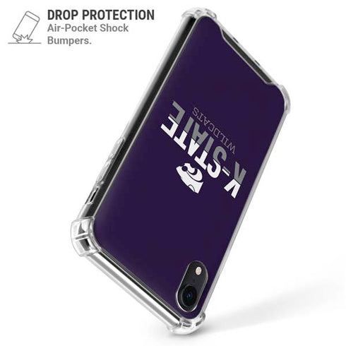 Kansas State University K-State Wildcats Gradient iPhone XR Clear Case