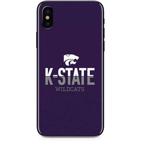 Kansas State University K-State Wildcats Gradient iPhone XS Skin