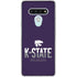 Kansas State University K-State Wildcats Gradient LG Stylo 6 Clear Case