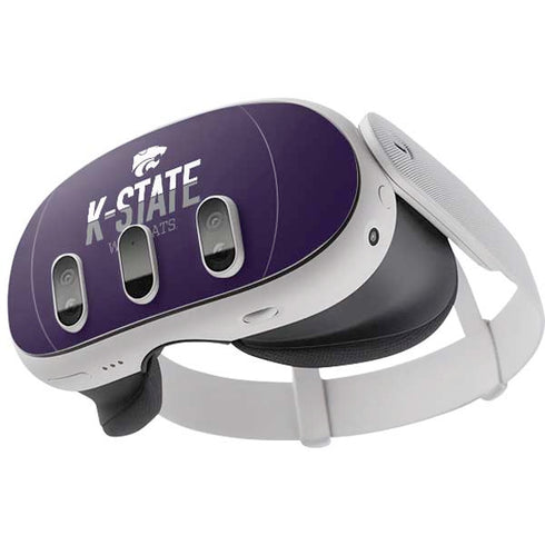 Kansas State University K-State Wildcats Gradient Meta Quest 3 Skin