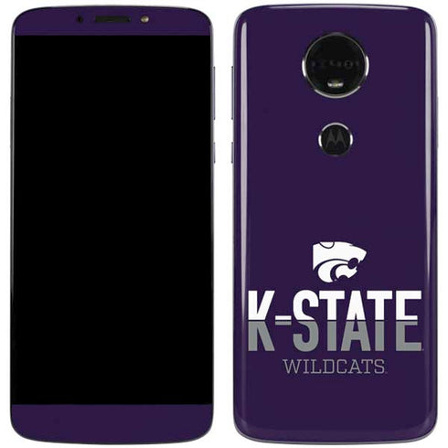 Kansas State University K-State Wildcats Gradient Moto E5 Plus Skin