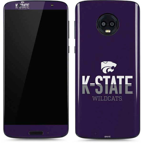 Kansas State University K-State Wildcats Gradient Moto G6 Skin