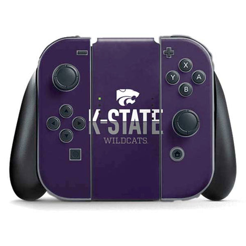Kansas State University K-State Wildcats Gradient Nintendo Switch (2017-2021) Joy-Con Controller Skin