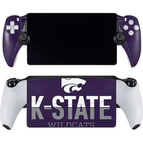 Kansas State University K-State Wildcats Gradient PlayStation Portal Remote Player Skin