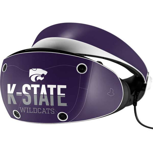 Kansas State University K-State Wildcats Gradient PlayStation VR2 Skin
