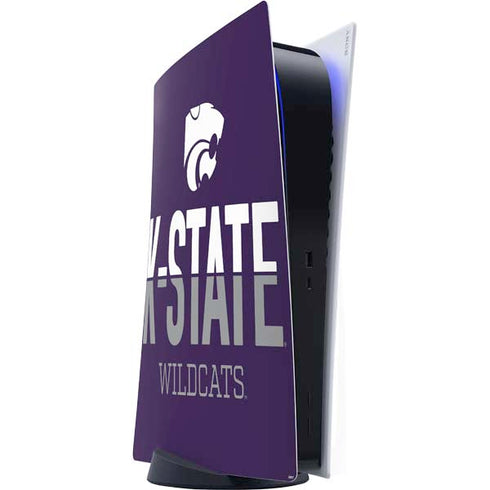 Kansas State University K-State Wildcats Gradient PS5 Digital Edition Console Skin