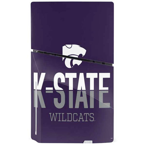 Kansas State University K-State Wildcats Gradient PS5 Slim Disk Console Skin