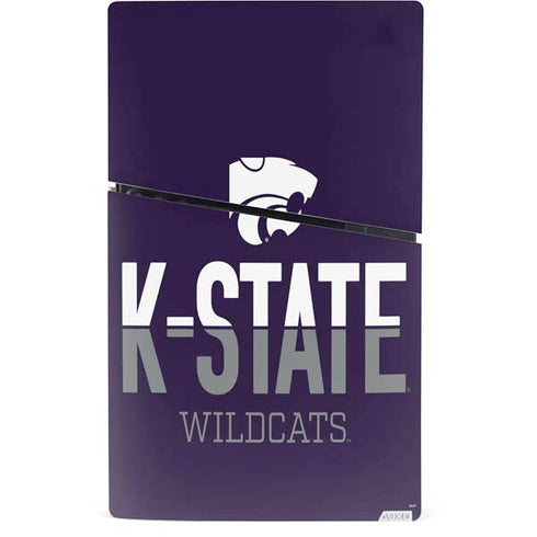 Kansas State University K-State Wildcats Gradient PS5 Slim Digital Edition Console Skin