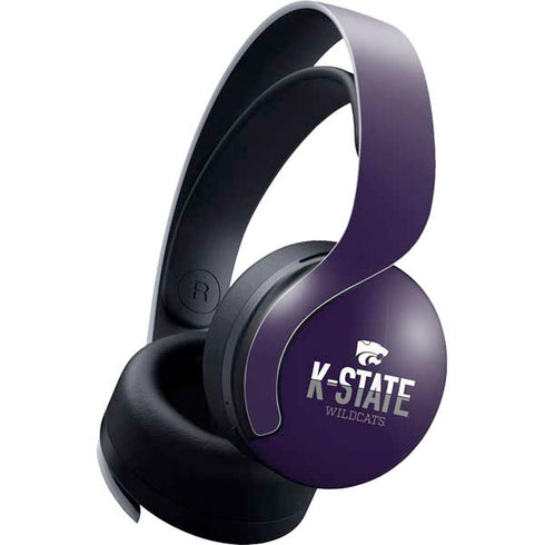 Kansas State University K-State Wildcats Gradient PULSE 3D Wireless Headset for PS5 Skin