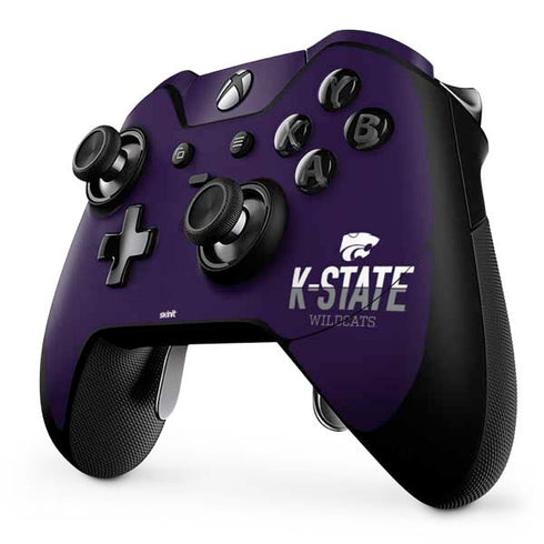 Kansas State University K-State Wildcats Gradient Xbox One Elite Controller Skin