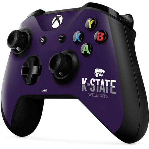 Kansas State University K-State Wildcats Gradient Xbox One X Controller Skin