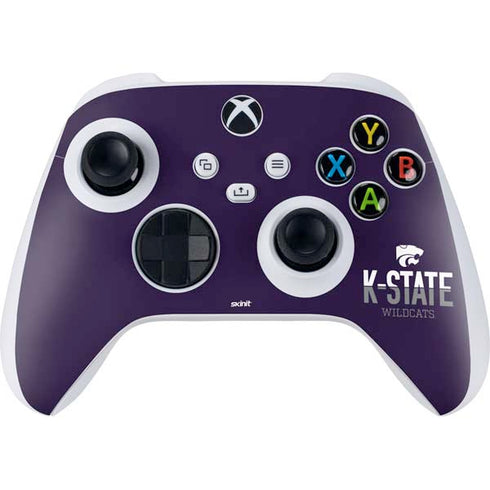 Kansas State University K-State Wildcats Gradient Xbox Series S Controller Skin