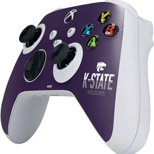 Kansas State University K-State Wildcats Gradient Xbox Series S Controller Skin