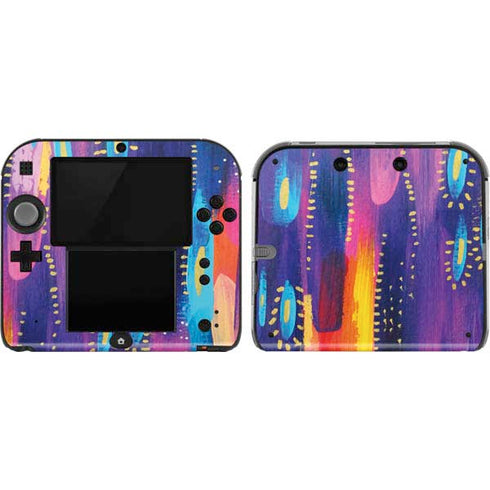 Etta Vee Kaleidoscope Brush Stroke Nintendo 2DS Skin