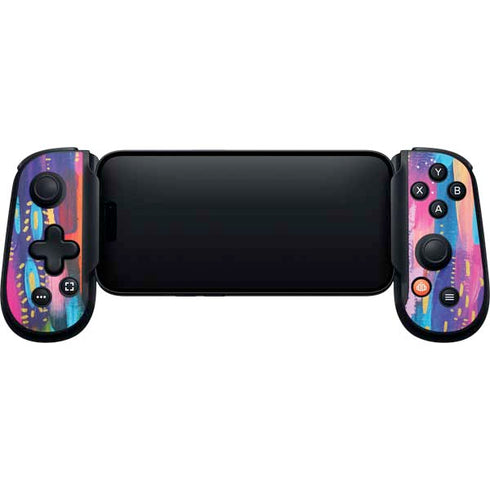 Kaleidoscope Brush Stroke by Etta Vee Backbone One for iPhone Game Controller Skin