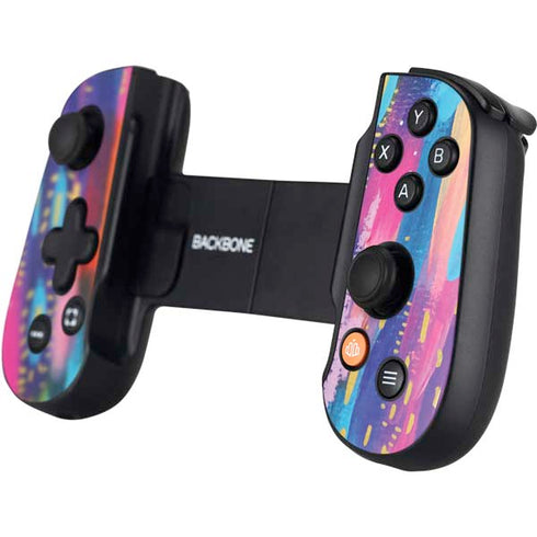 Kaleidoscope Brush Stroke by Etta Vee Backbone One for iPhone Game Controller Skin