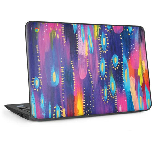 Kaleidoscope Brush Stroke by Etta Vee HP Chromebook Skin