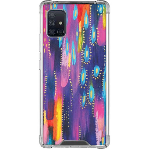 Etta Vee Kaleidoscope Brush Stroke Galaxy A51 5G Clear Case