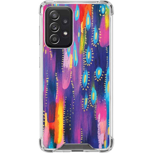 Etta Vee Kaleidoscope Brush Stroke Galaxy A52 5G Clear Case