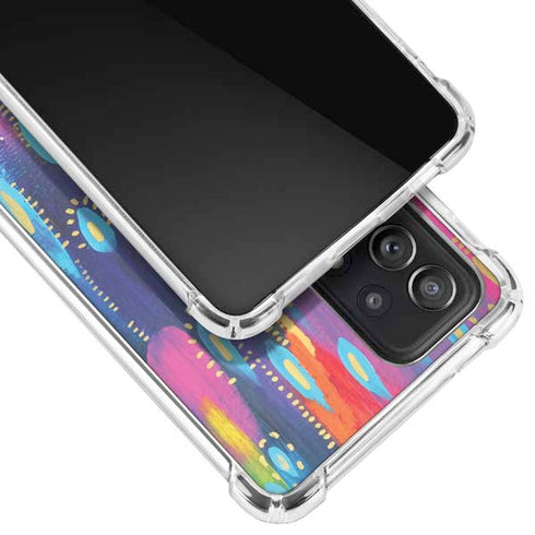 Etta Vee Kaleidoscope Brush Stroke Galaxy A52 5G Clear Case