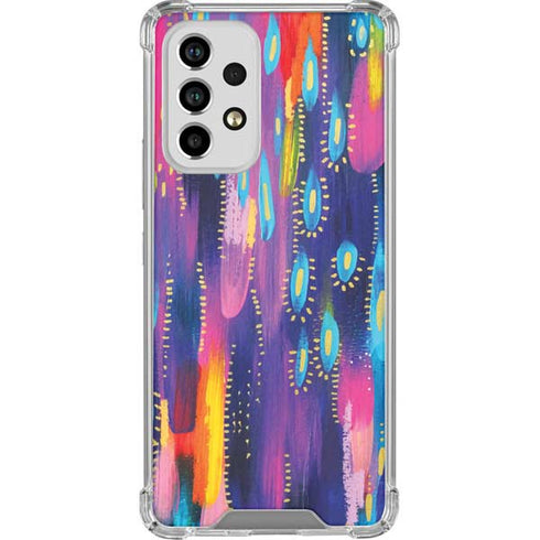 Etta Vee Kaleidoscope Brush Stroke Galaxy A53 5G Clear Case