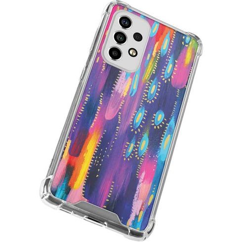 Etta Vee Kaleidoscope Brush Stroke Galaxy A53 5G Clear Case