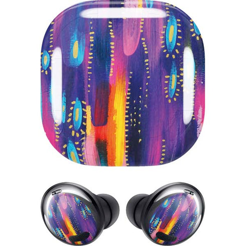 Etta Vee Kaleidoscope Brush Stroke Galaxy Buds Pro Skin